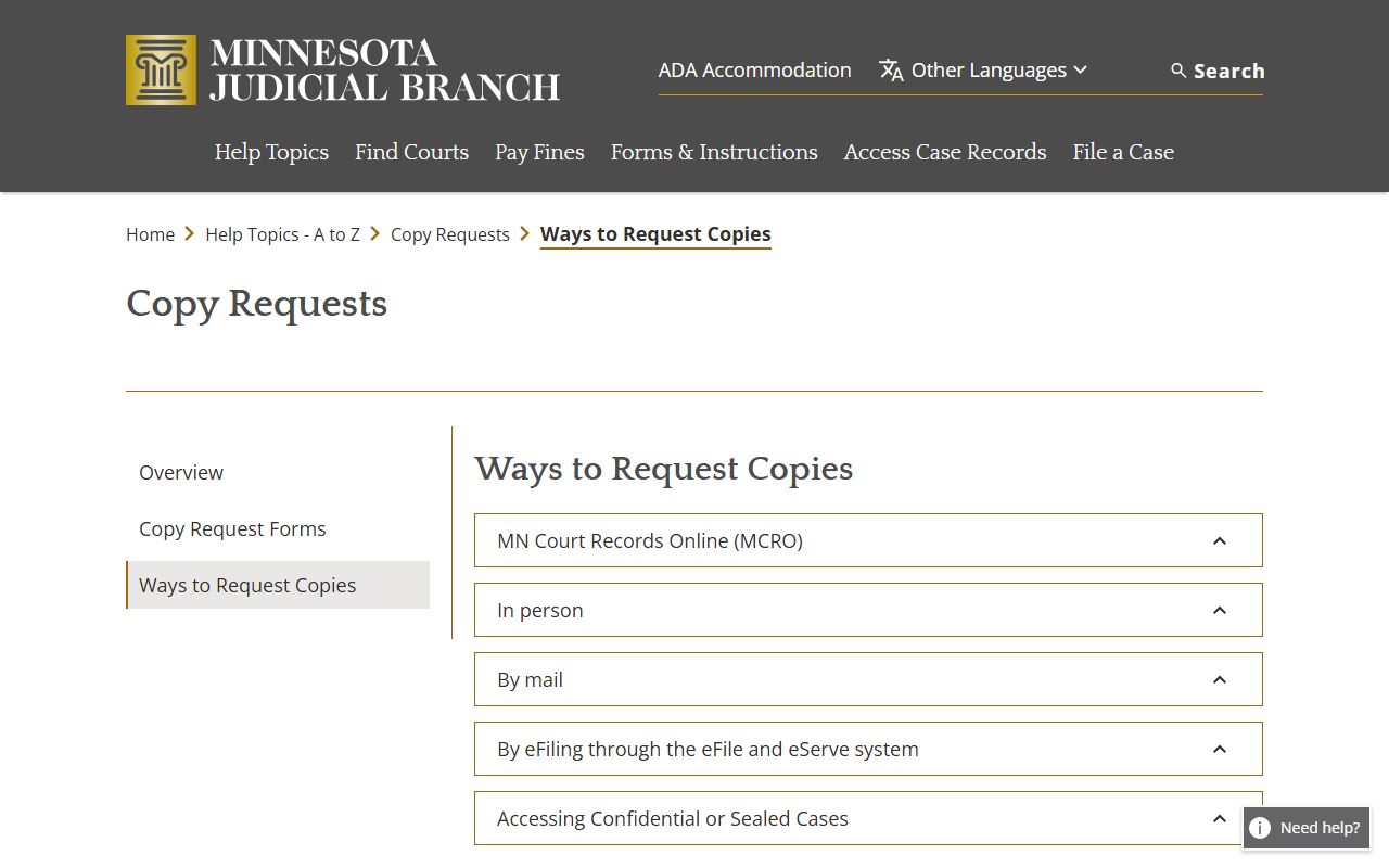 Polk County court records ways to request court copies