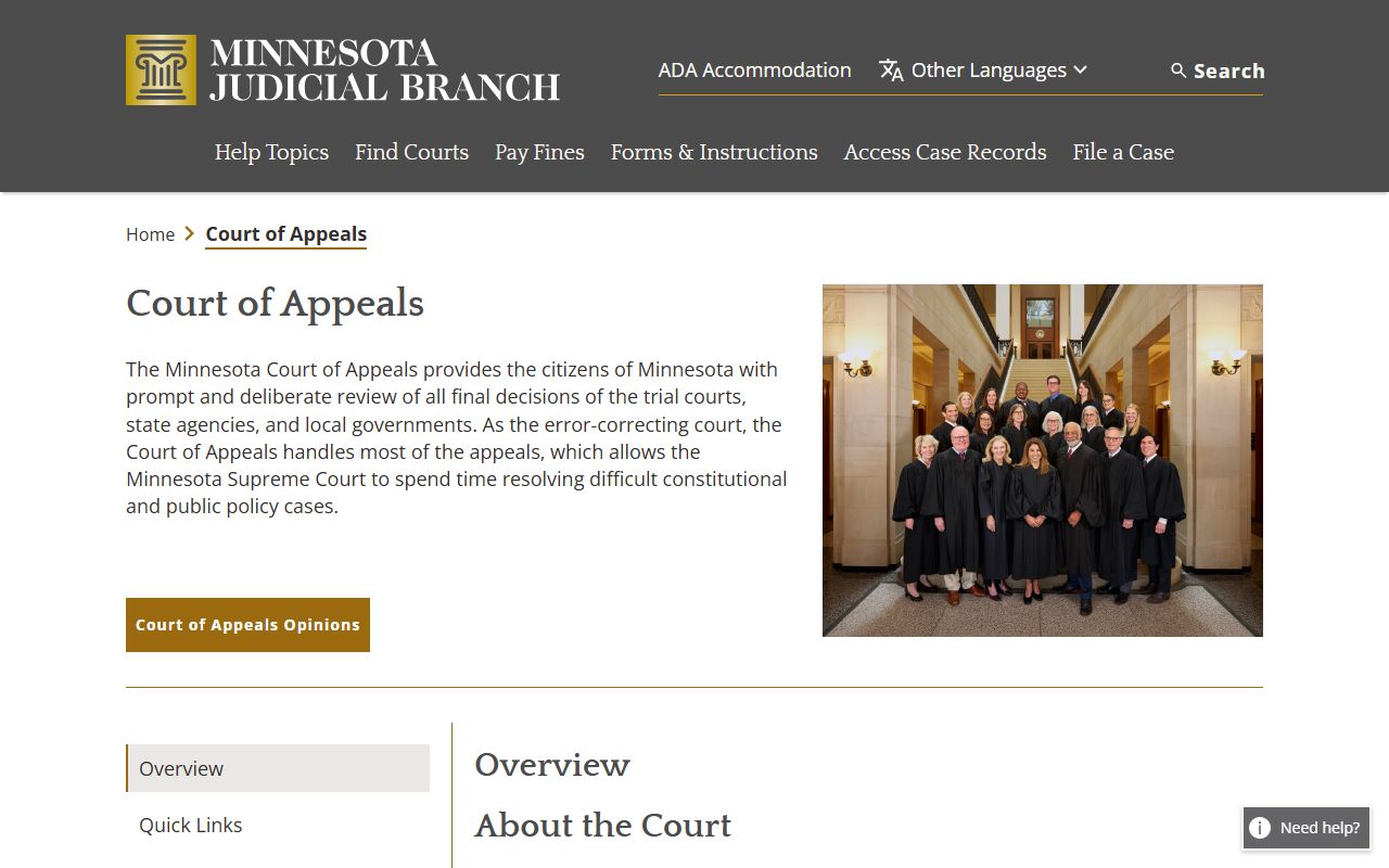 Polk County District Court Minnesota Court of Appeals