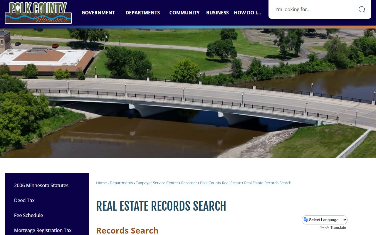 Polk County probate records Recorder real estate records search