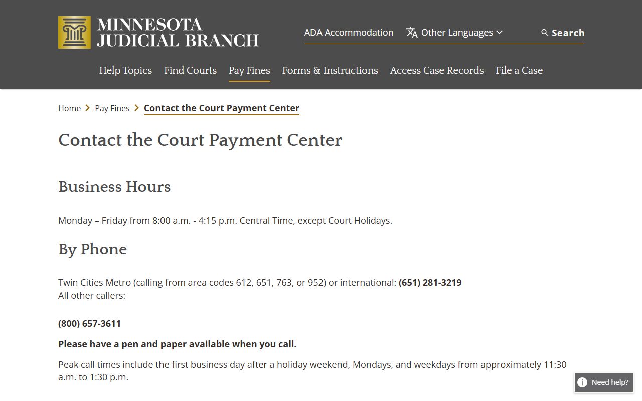 Polk County traffic court records Court Payment Center contact